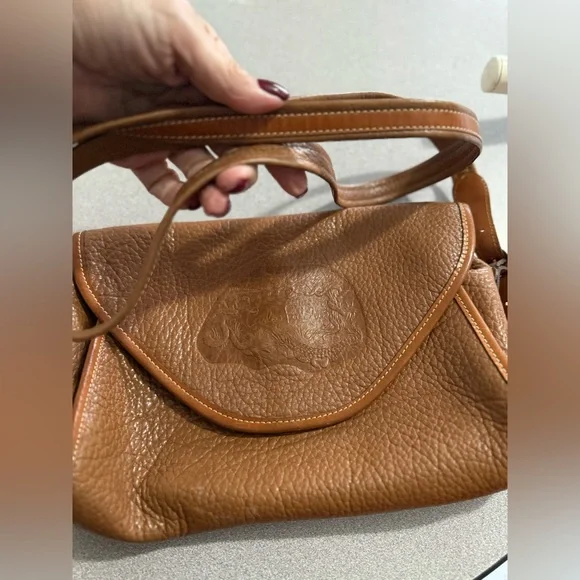 Vintage Carlos Falchi leather crossbody bag - Picture 3 of 14